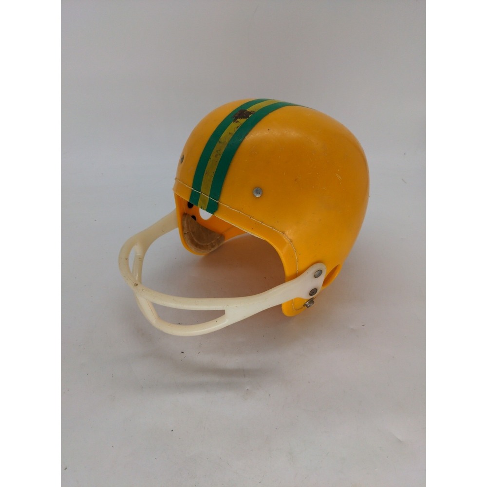 Vintage Hutch 637 Footall Helmet  Yellow Green